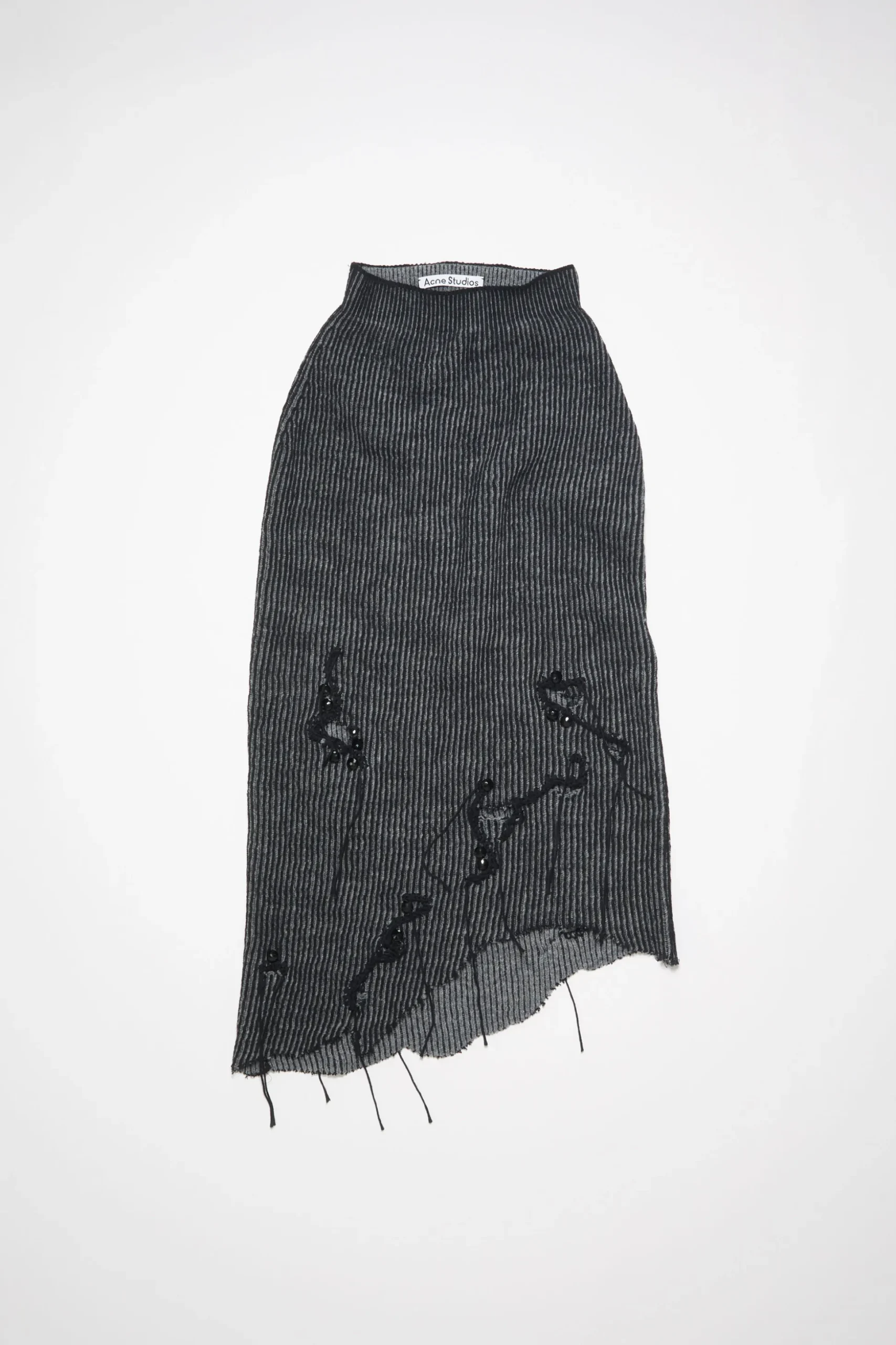 Asymmetrischer Rock Im Used-Look