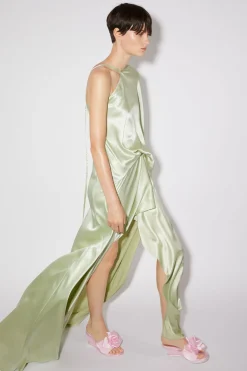 Asymmetrisches Kleid Aus Satin