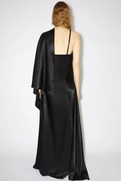 Asymmetrisches Kleid Aus Satin