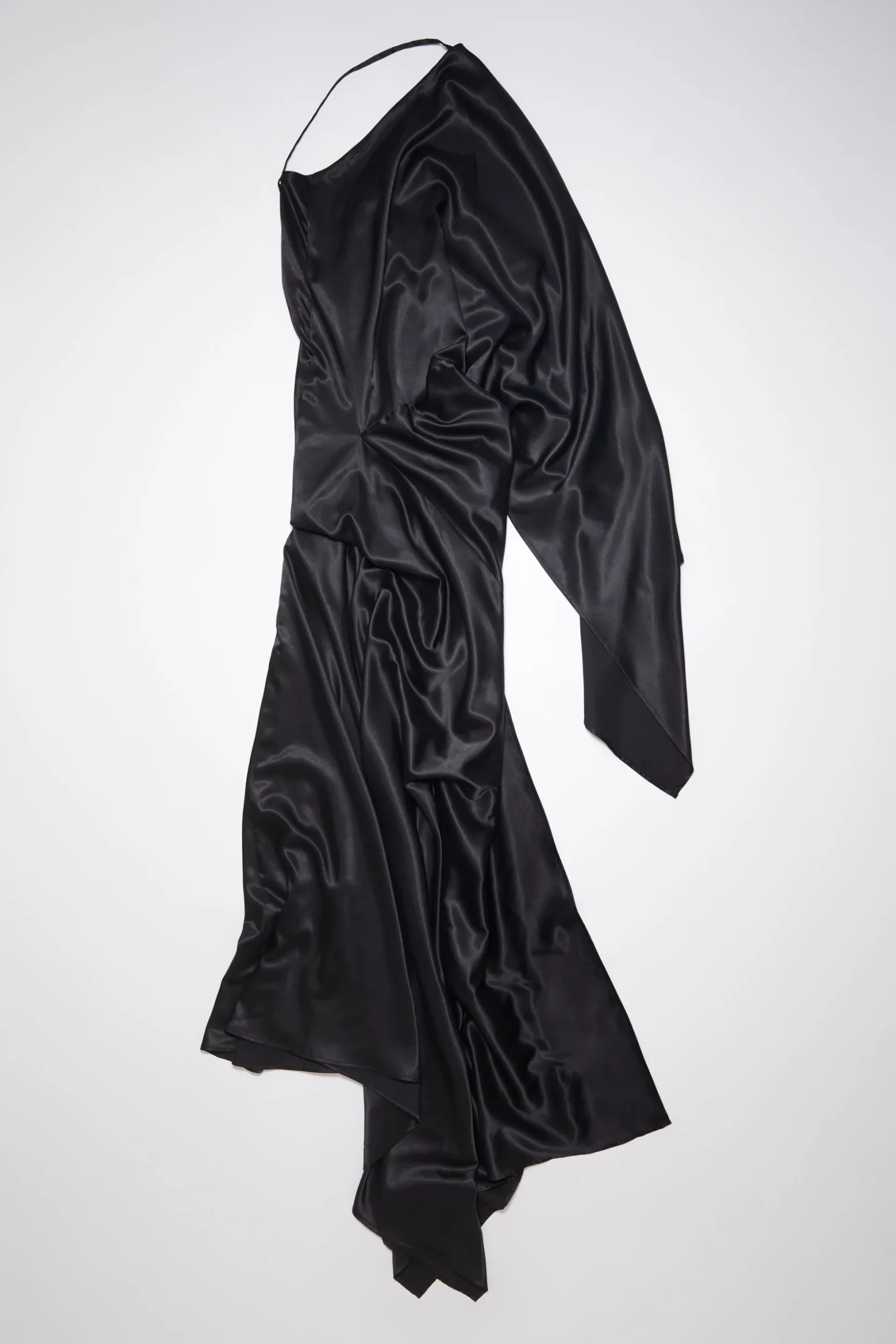 Asymmetrisches Kleid Aus Satin