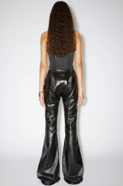 Ausgestellte Hose Aus Leder
