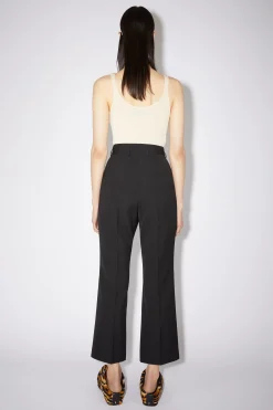 Ausgestellte Hose Aus Woll-Mix