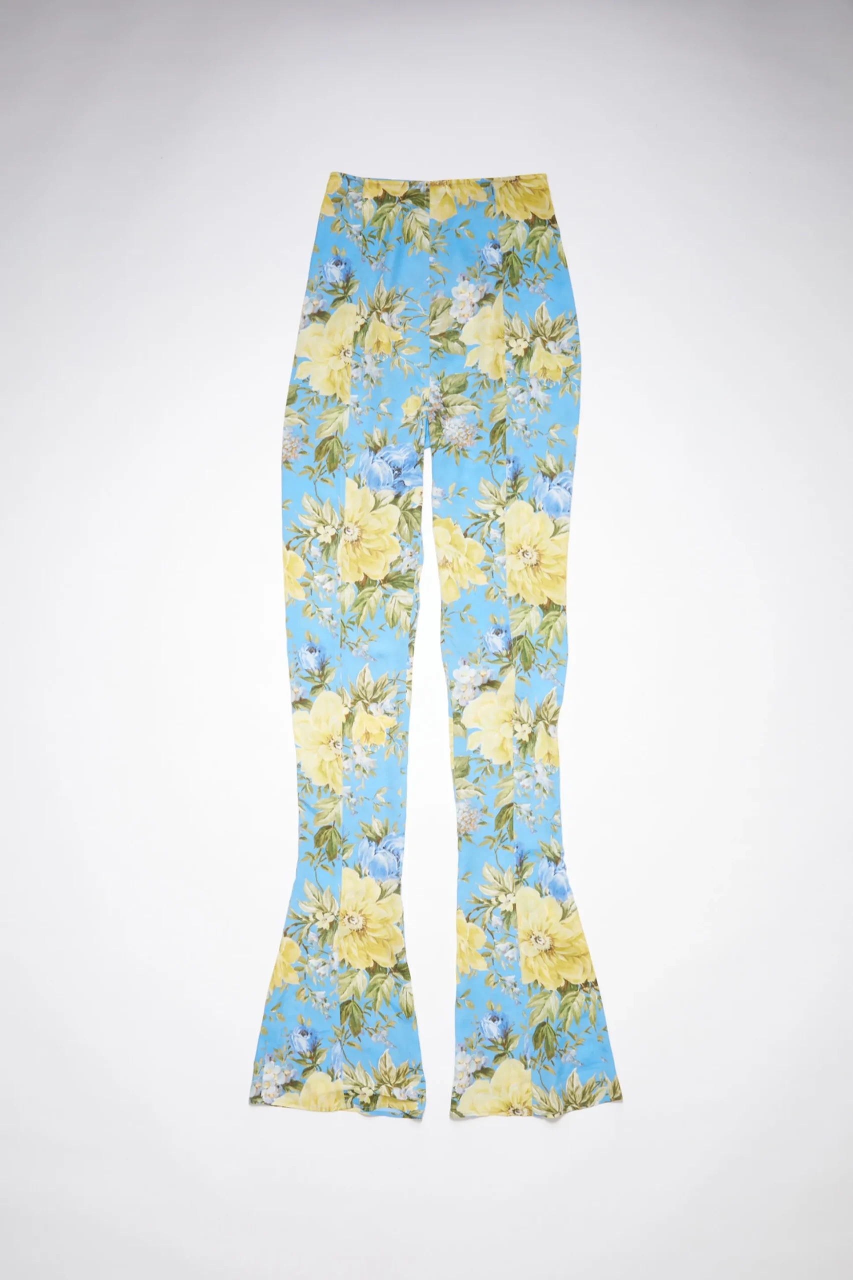 Ausgestellte Hose Mit Blumenprint