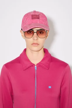 Baseballkappe Mit Leder-Aufnaher
