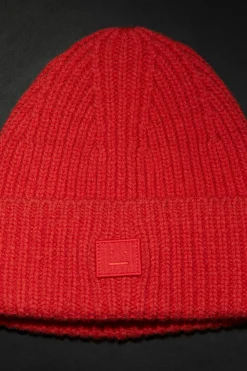 Beanie Aus Rippstrick