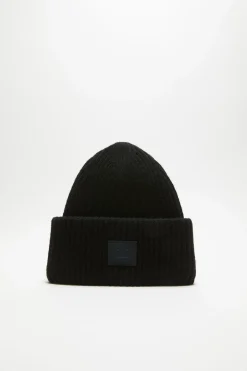 Beanie Mit Grosem Face-Logo