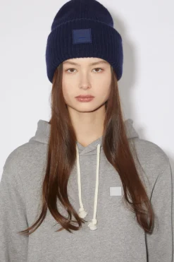 Beanie Mit Grosem Face-Logo