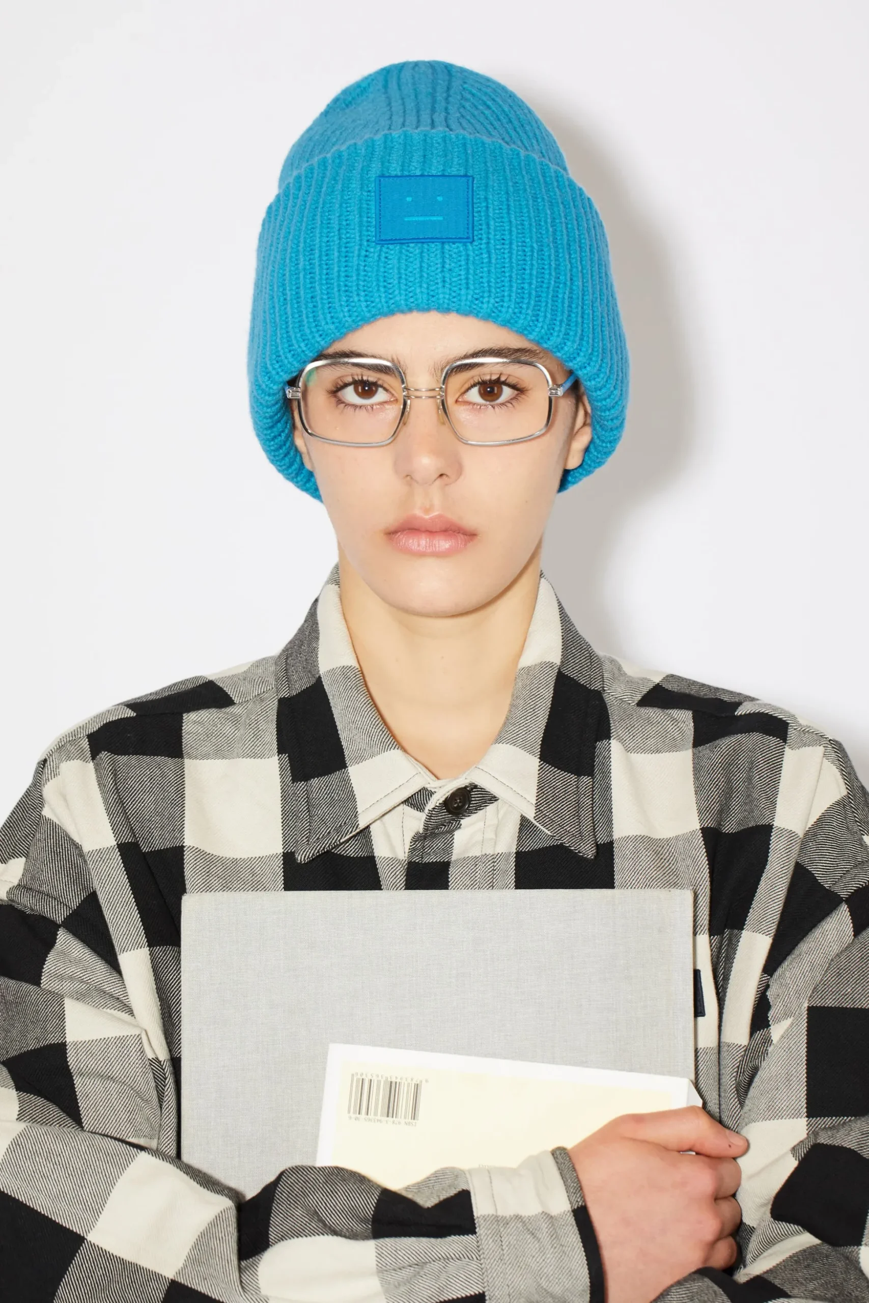 Beanie Mit Grosem Face-Logo