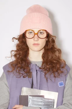 Beanie Mit Grosem Face-Logo