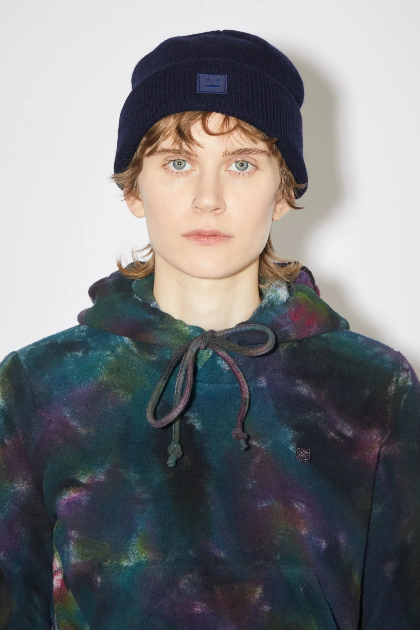 Beanie Mit Kleinem Face-Logo
