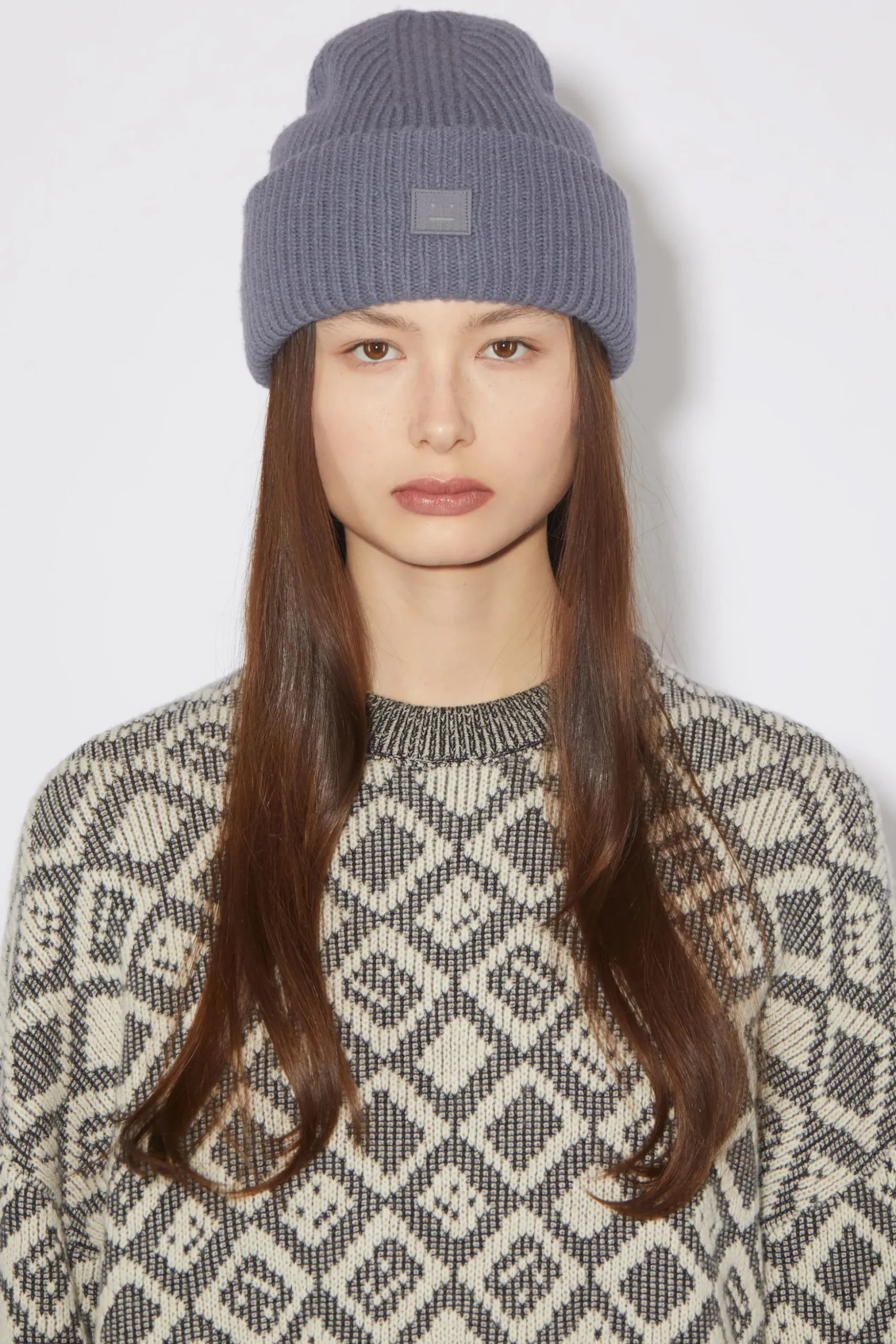 Beanie Mit Kleinem Face-Logo