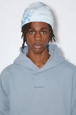 Bedruckte Beanie Aus Strick