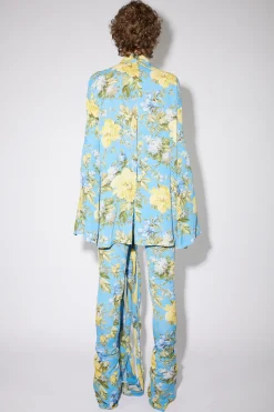 Bluse Zum Schnuren Mit Blumenprint