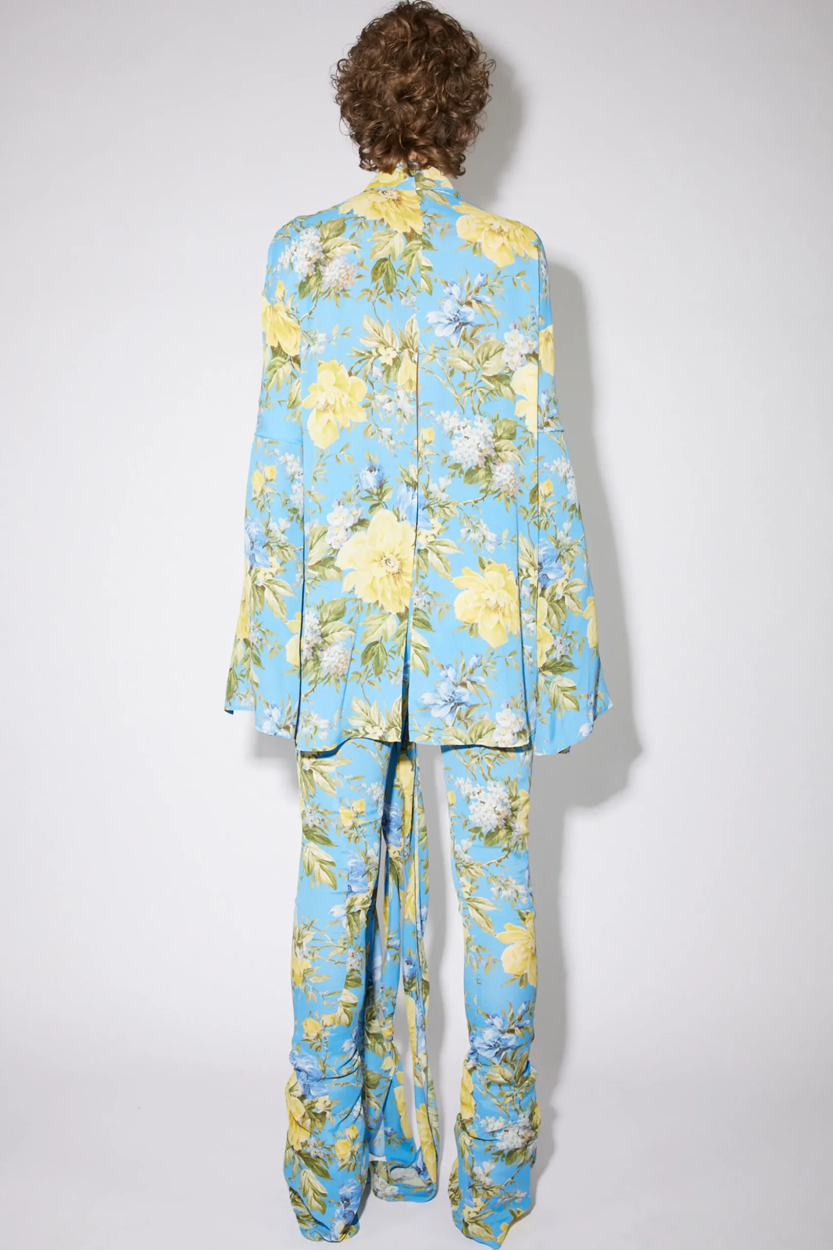 Bluse Zum Schnuren Mit Blumenprint