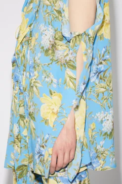 Bluse Zum Schnuren Mit Blumenprint