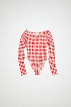 Body Mit Gingham-Muster