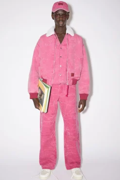 Bomberjacke Aus Baumwoll-Canvas