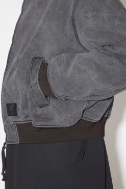 Bomberjacke Aus Baumwoll-Canvas