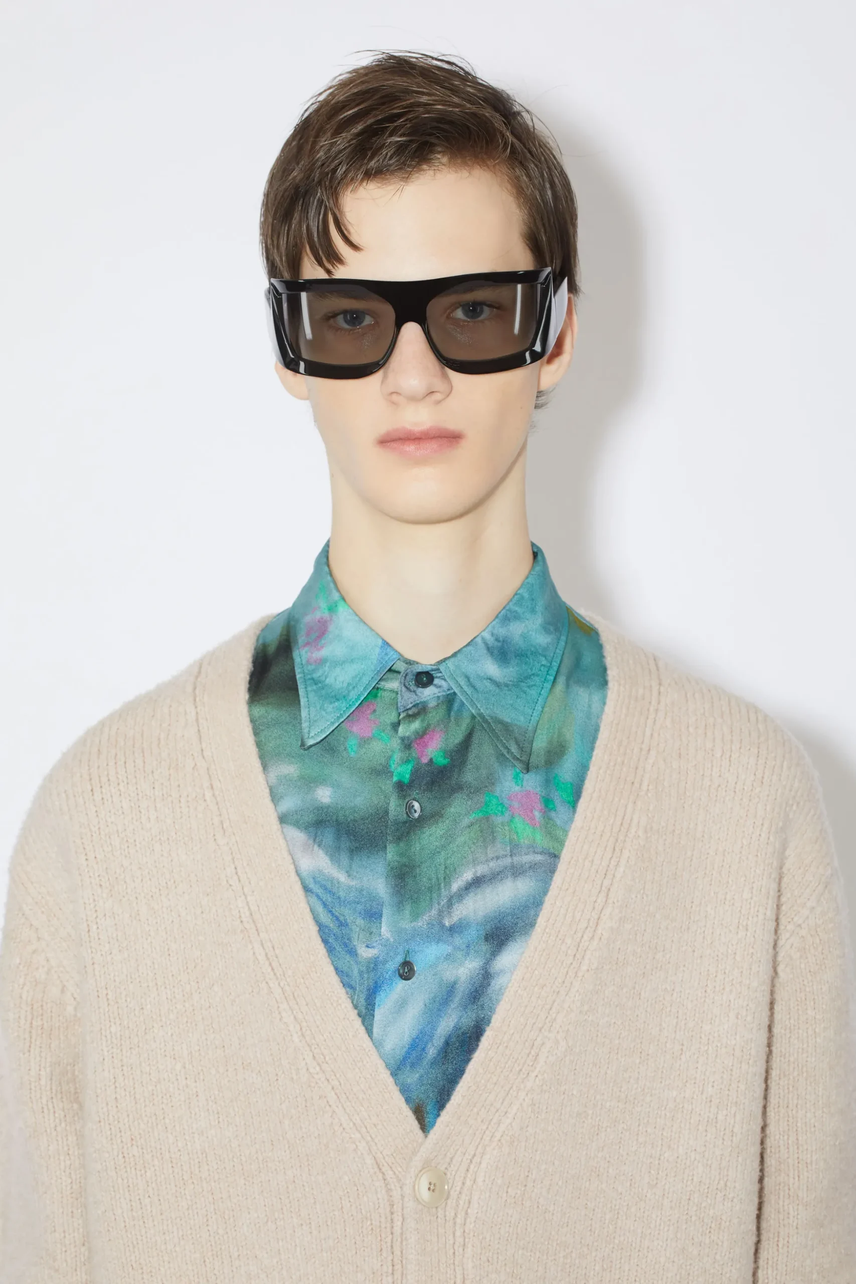 Cardigan Aus Woll-Mix
