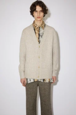 Cardigan Mit V-Ausschnitt Aus Woll-Mix