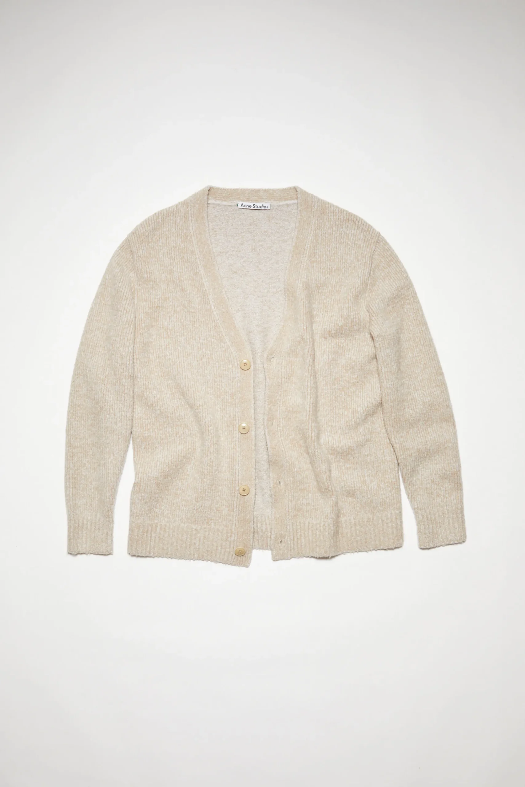Cardigan Mit V-Ausschnitt Aus Woll-Mix