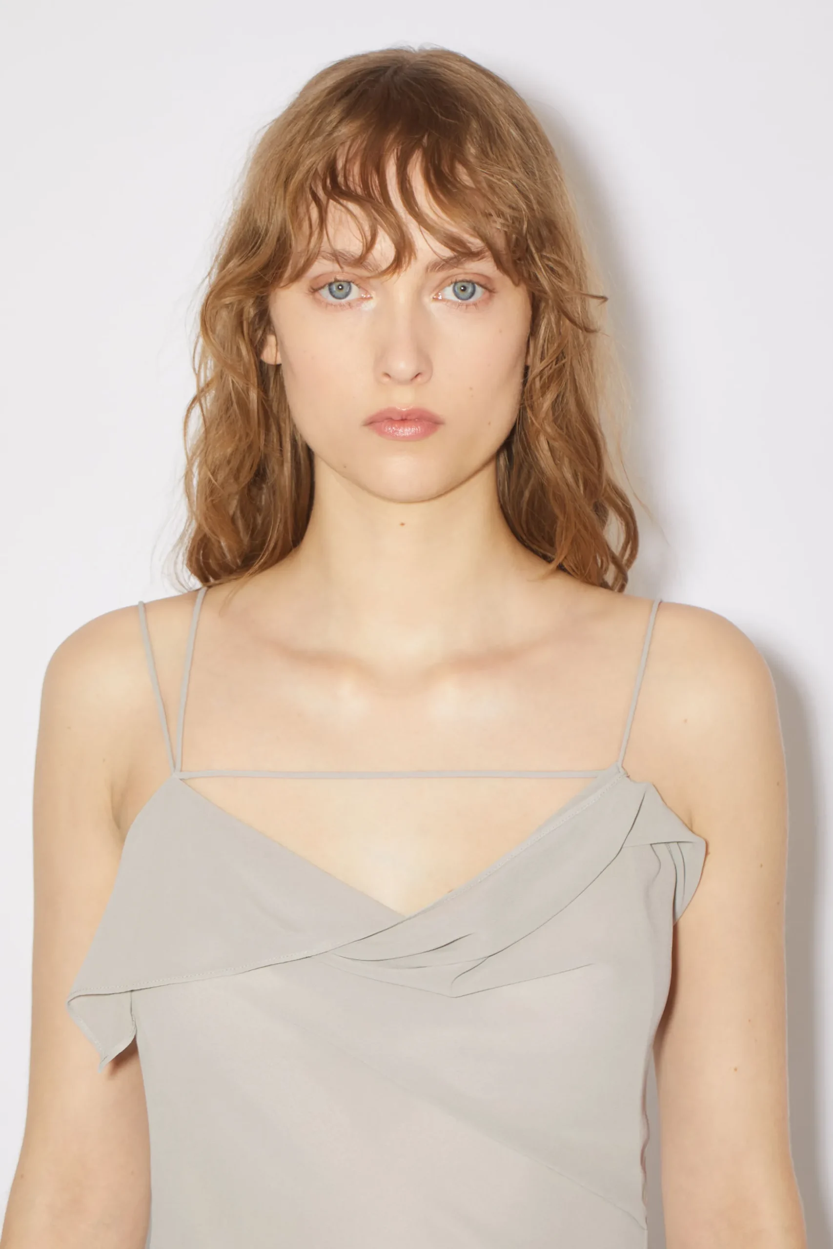 Chiffonkleid Mit Ruschen