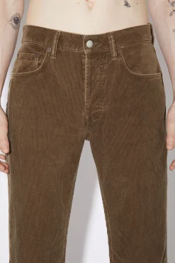 Cord-Jeans Mit Ausgestellter Passform