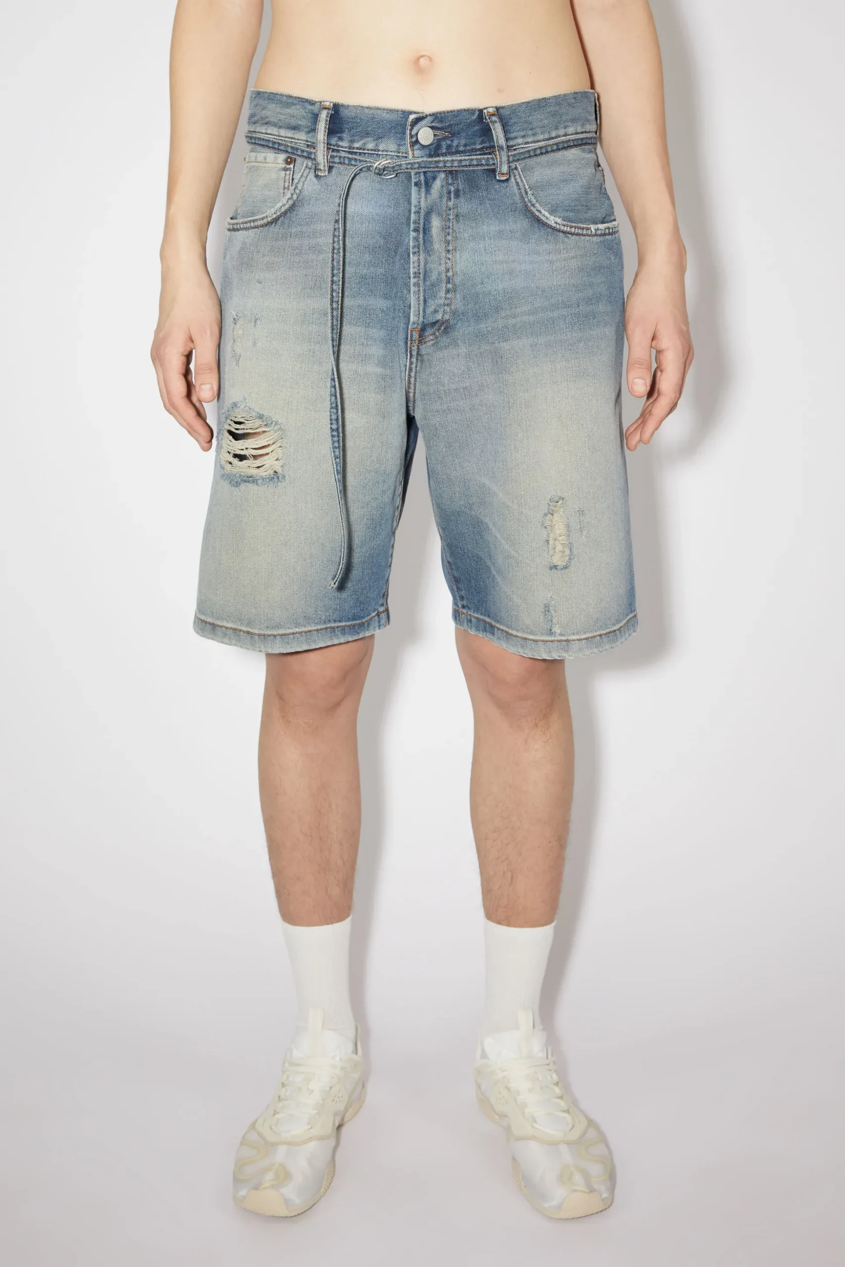 Denim-Shorts Mit Lockerer Passform