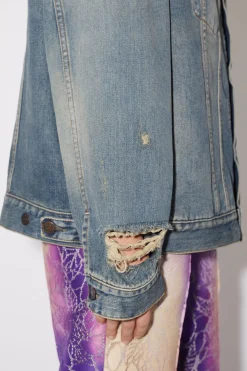Destroyed-Denimjacke In Lockerer Passform – Detroit