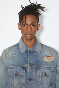 Destroyed-Denimjacke In Lockerer Passform – Detroit