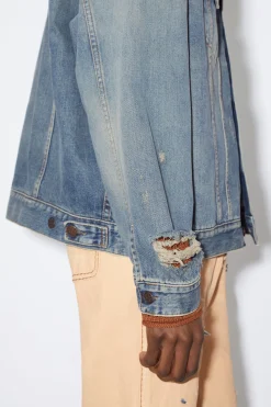 Destroyed-Denimjacke In Lockerer Passform – Detroit