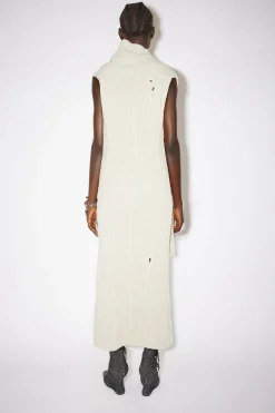 Distressed Ribbed Knit Dress