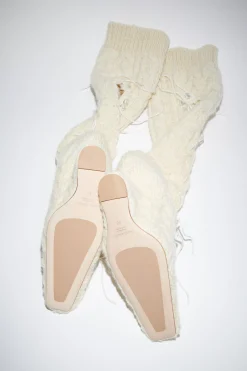 Distressed Sock Boots
