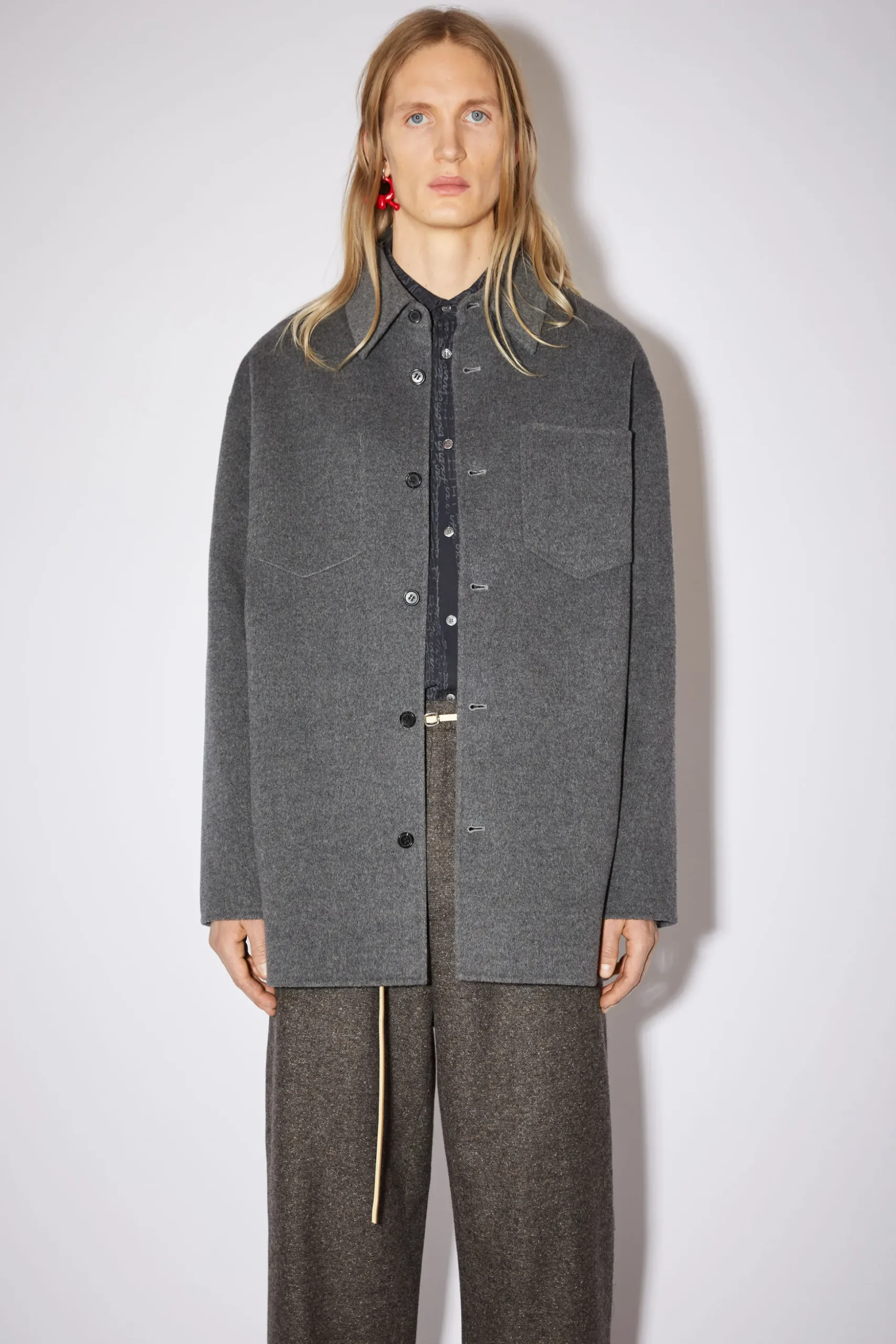 Doppelt Gearbeitete Hemdjacke