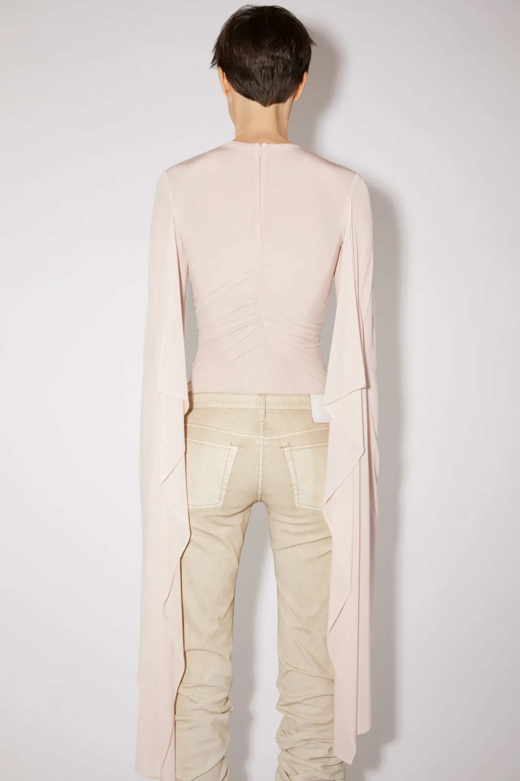 Drapierte Bluse Mit Herz