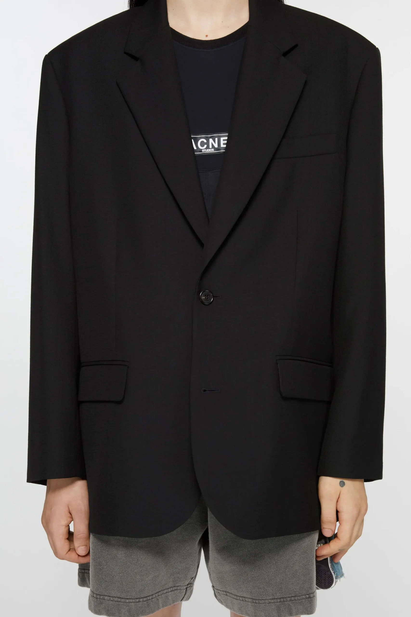 Einreihige Jacke