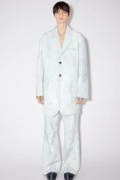 Einreihige Lederjacke