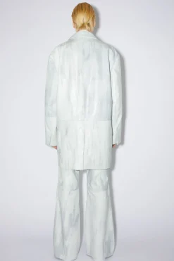 Einreihige Lederjacke
