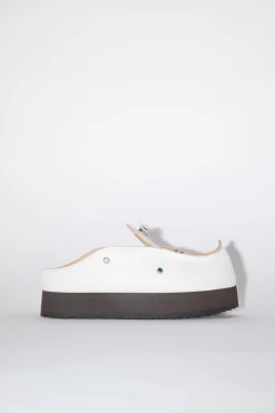 Embellished Leather Slip-On Shoes