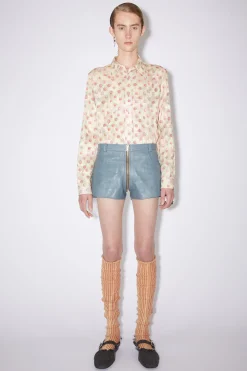 Flache Schuhe Aus Denim