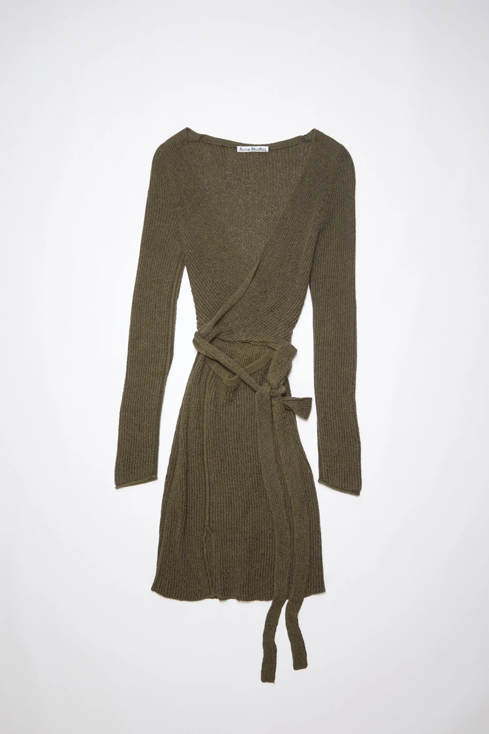 Geripptes Strickkleid