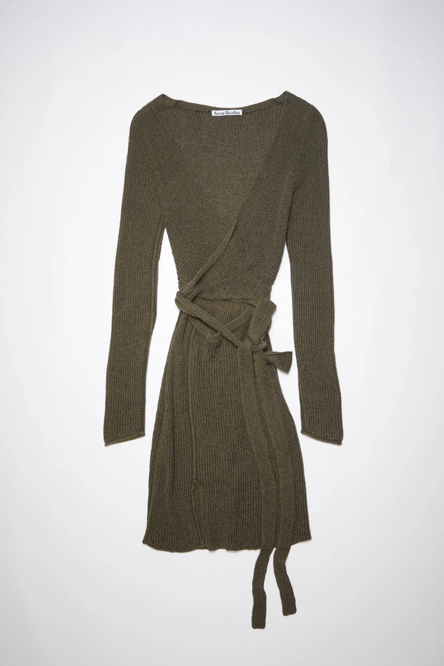 Geripptes Strickkleid