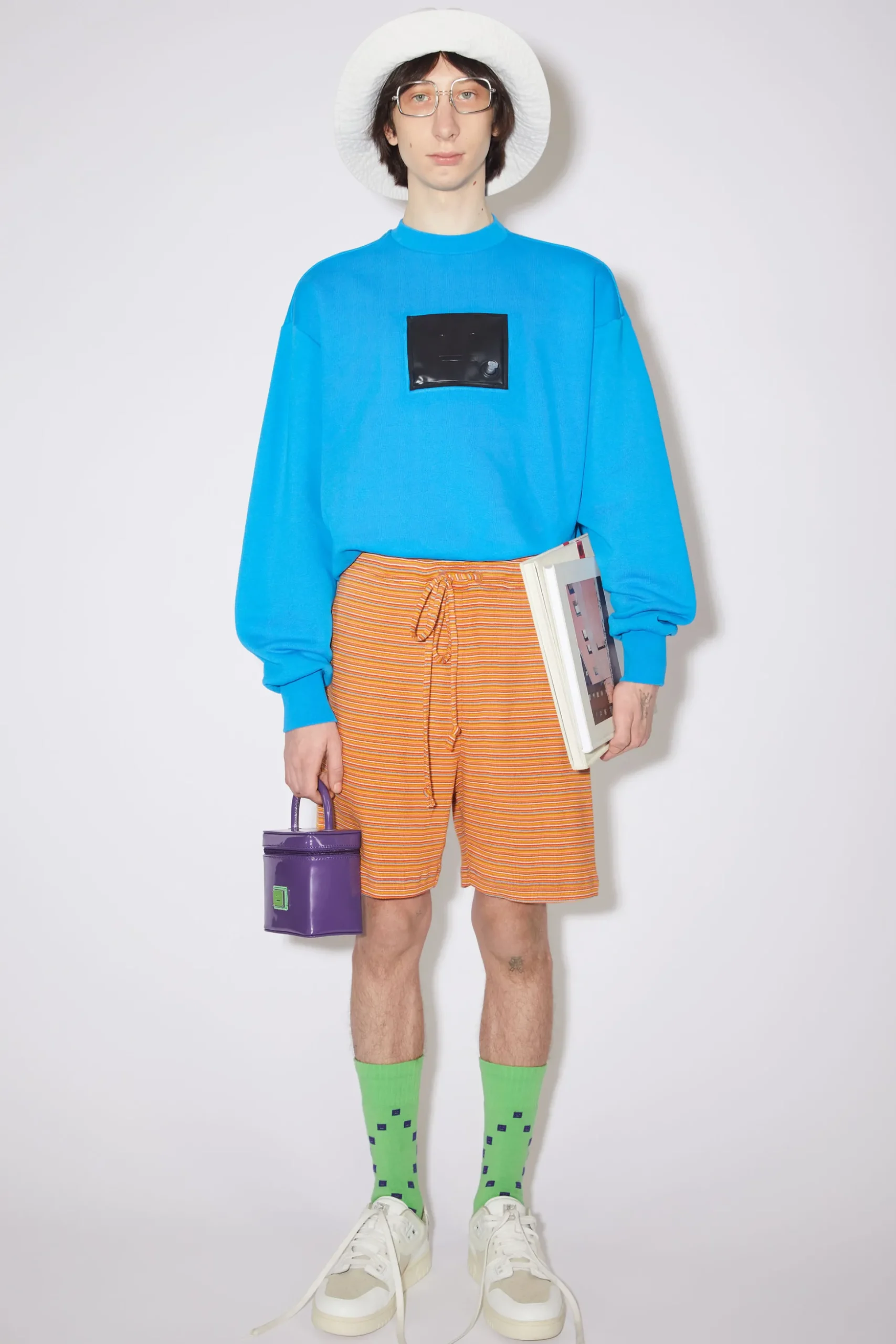Gestreifte Shorts