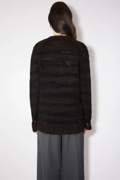 Gestreifter Cardigan Im Used-Look