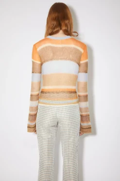 Gestreifter Pullover Aus Mohair