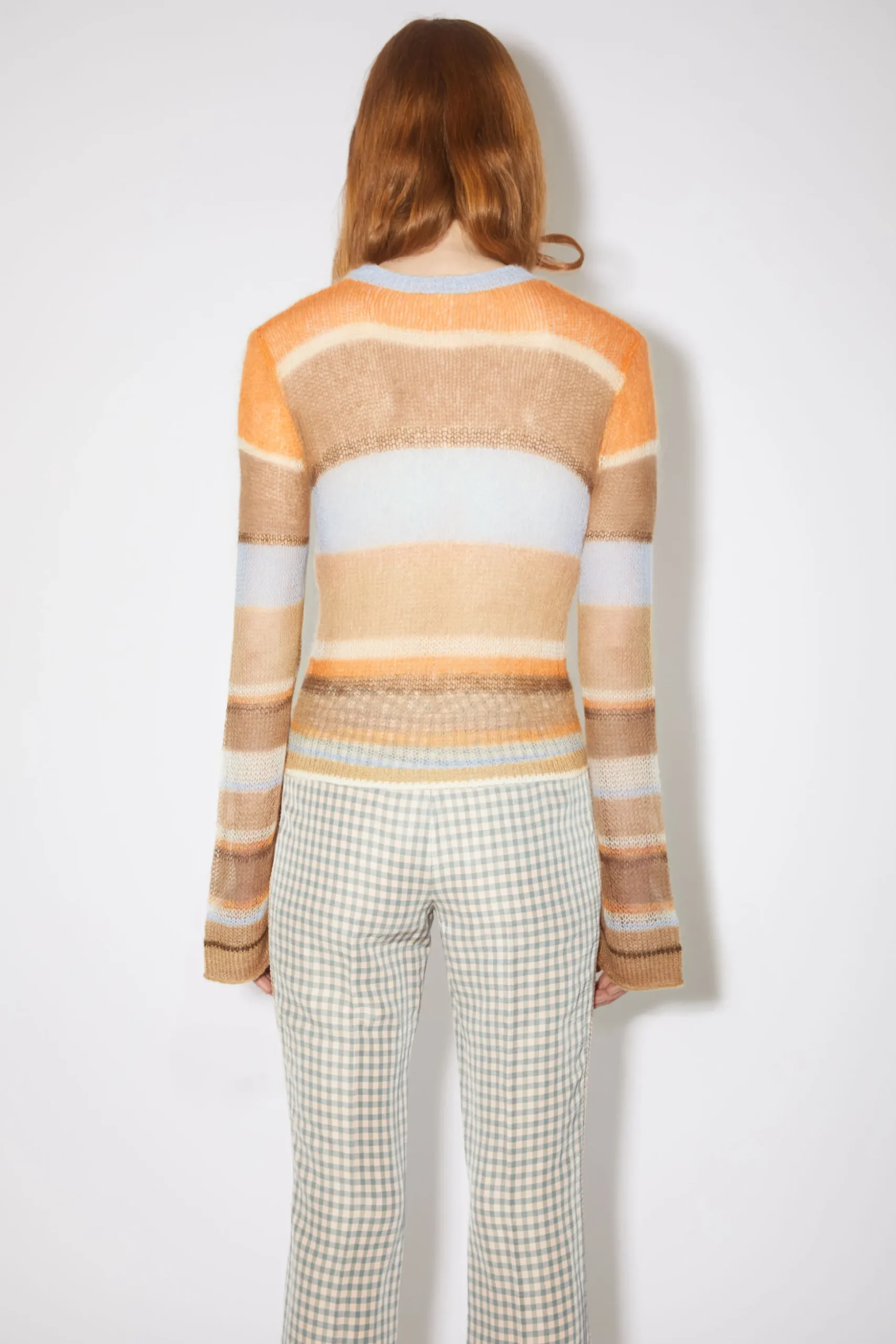 Gestreifter Pullover Aus Mohair