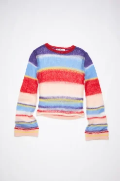 Gestreifter Pullover Aus Mohair