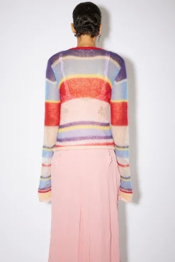 Gestreifter Pullover Aus Mohair