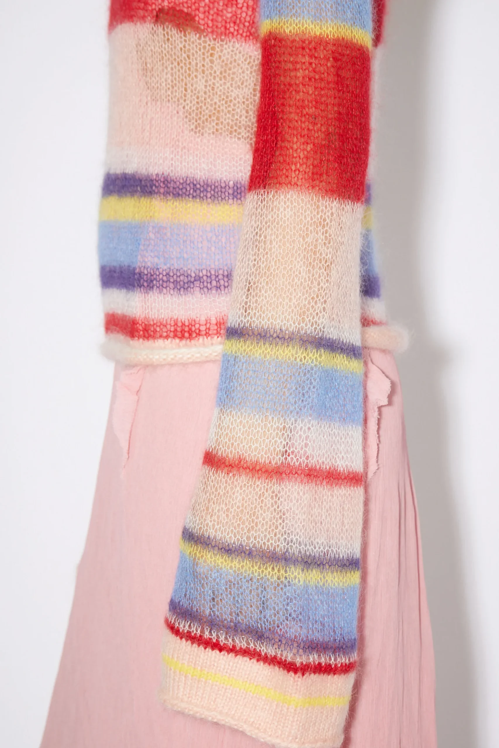 Gestreifter Pullover Aus Mohair