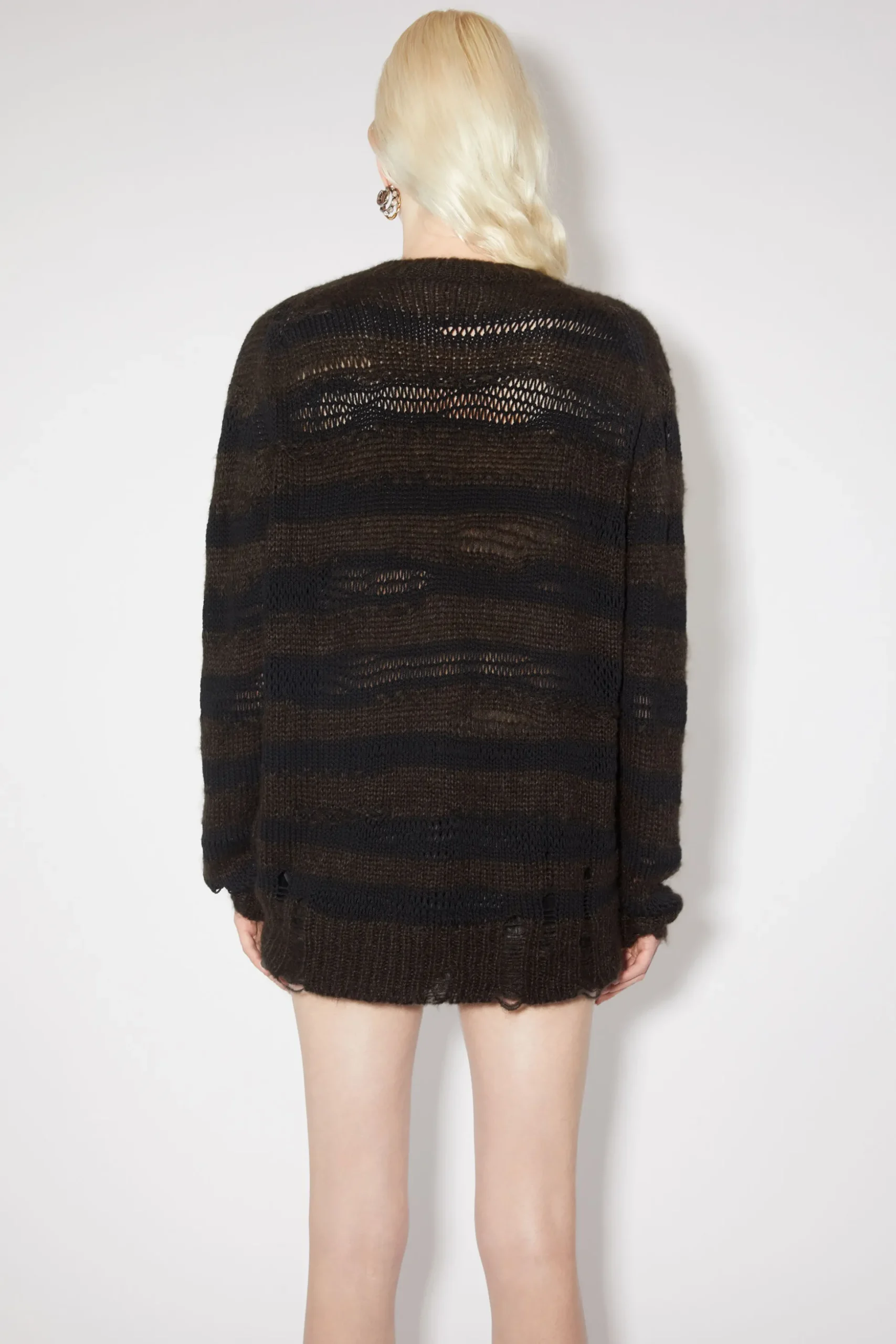 Gestreifter Pullover Im Used-Look